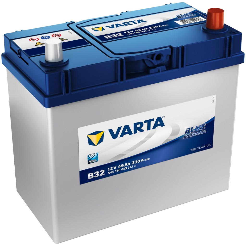 Аккумулятор легковой Varta Blue Dynamic B32 45 а/ч 330А Обратная полярность