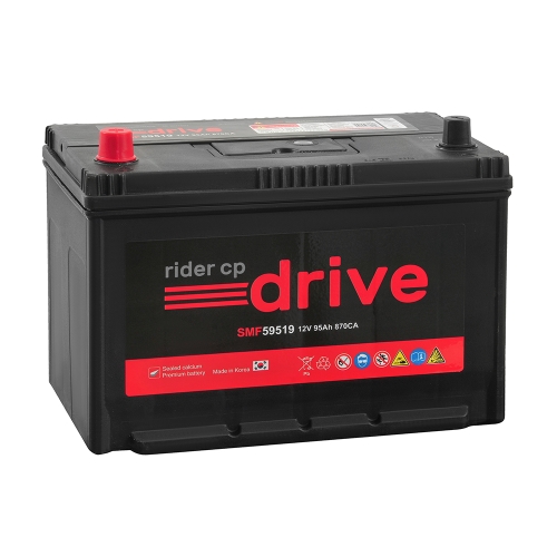 Аккумуляторная батарея RIDER 95 Ah ПП АЗИЯ 115D31R, 59519