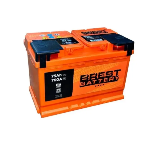 Аккумулятор, BREST Battery, 75 Ah, обратная полярность