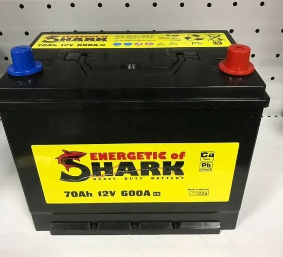 Аккумулятор Energetic Shark 70Ah Asia D26 ПП
