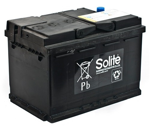 Аккумулятор Solite 60 AGM 60Ач 640А, обратная полярность
