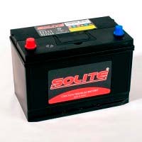 Батарея аккумуляторная Solite 115D31RBH 95А/ч 750А прямая полярн. выносные (Азия) клеммы