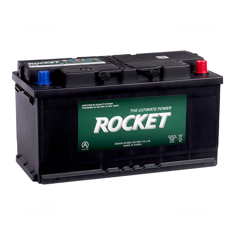 Батарея аккумуляторная ROCKET EFBL5 95А/ч 850А обратная полярн. стандартные (Европа) клеммы