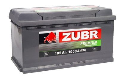 Аккумулятор ZUBR Premium (ЗУБР Премиум) 105Ач о/п 1000А