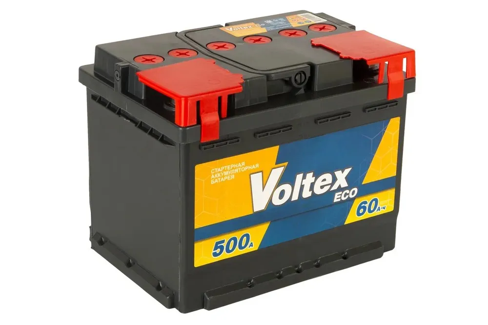 Аккумулятор VOLTEX 60 обратная полярность старт. ток 500 А L2 корпус