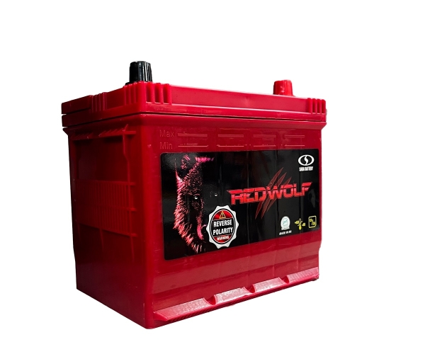 Аккумулятор, RED Wolf RWSA600, 60 Ah, 600 A, азия, обратная полярность